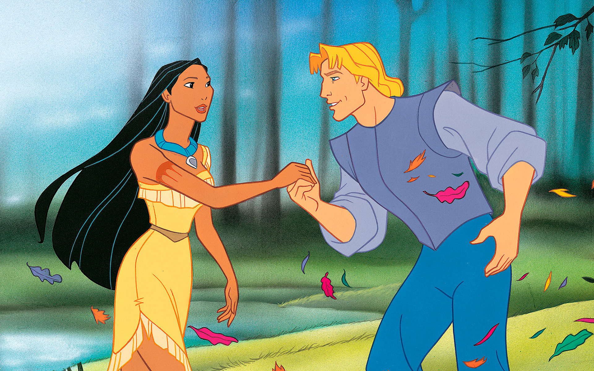"Pocahontas" fue la primera película animada de la compañía de Disney Pictures en basarse en la historia de una persona real: fue lanzada en 1995
