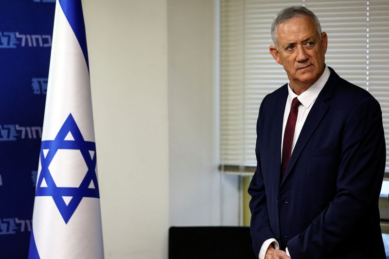 El ministro de Defensa israelí, Benny Gantz (REUTERS/Ronen Zvulun)