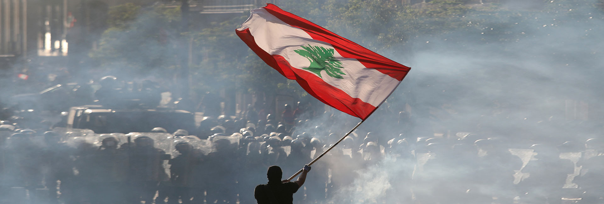 Las protestas en Beirut, El Líbano, en agosto de 2020. REUTERS/Goran Tomasevic