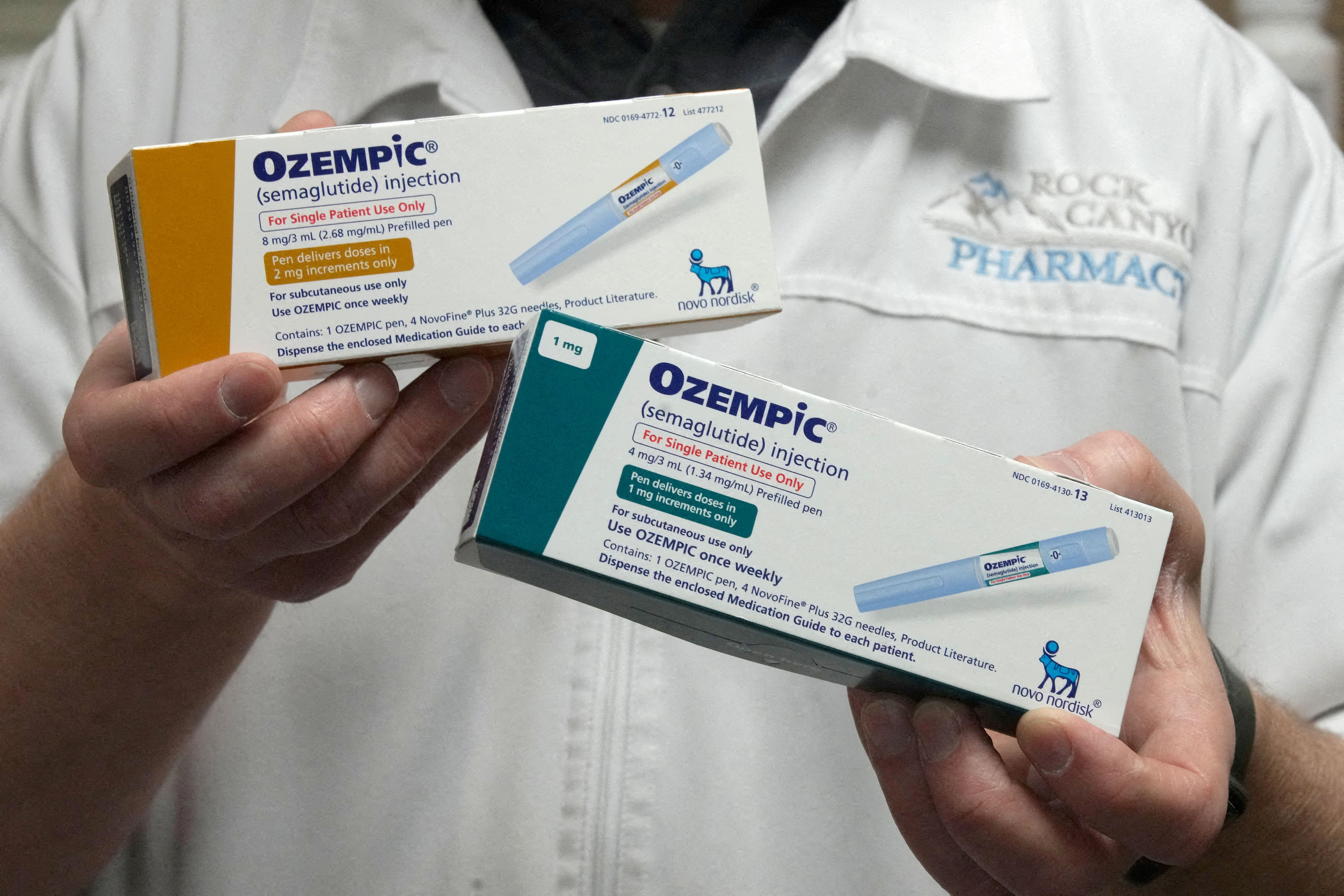 La FDA aún no aprobó Ozempic para bajar de peso (REUTERS/George Frey/File Photo)