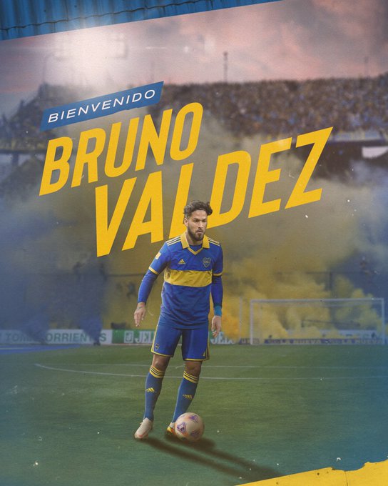 "welcome bruno".  This is how Boca Juniors announced its brand new reinforcement on social networks