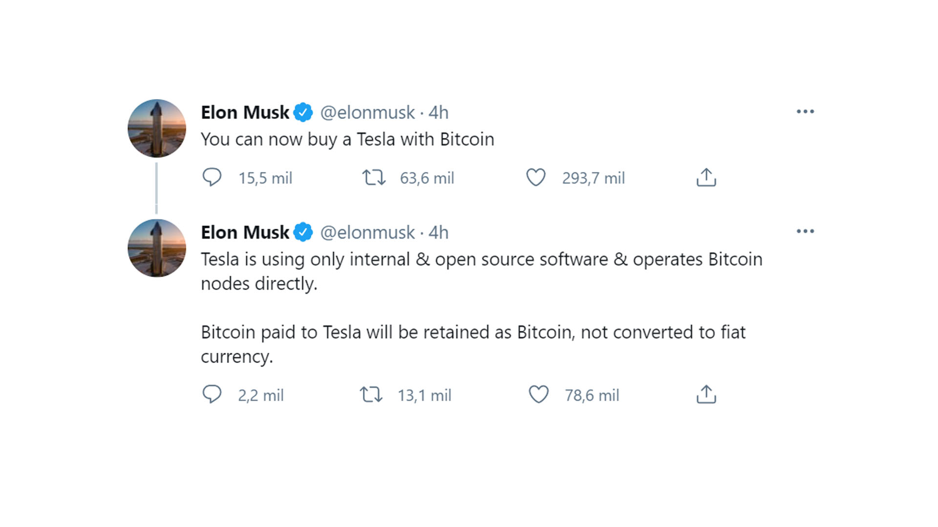 Los tweets de Elon Musk