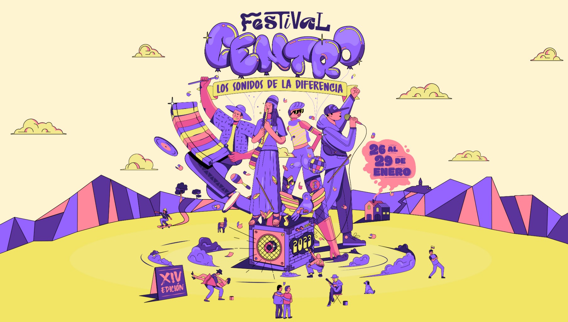 El Festival Centro celebra su decimocuarta edición del 26 al 29 de enero. Imagen: Festival Centro.