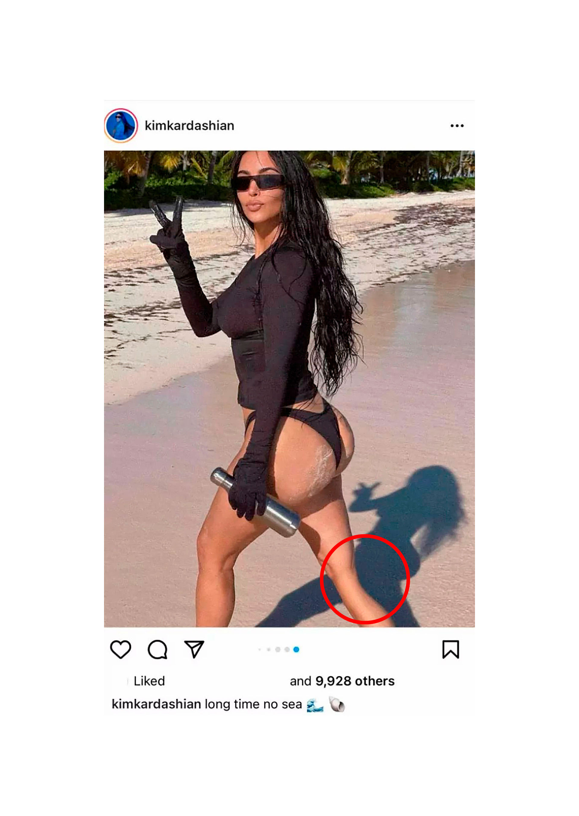 La foto que Kim Kardashian borró de Instagram