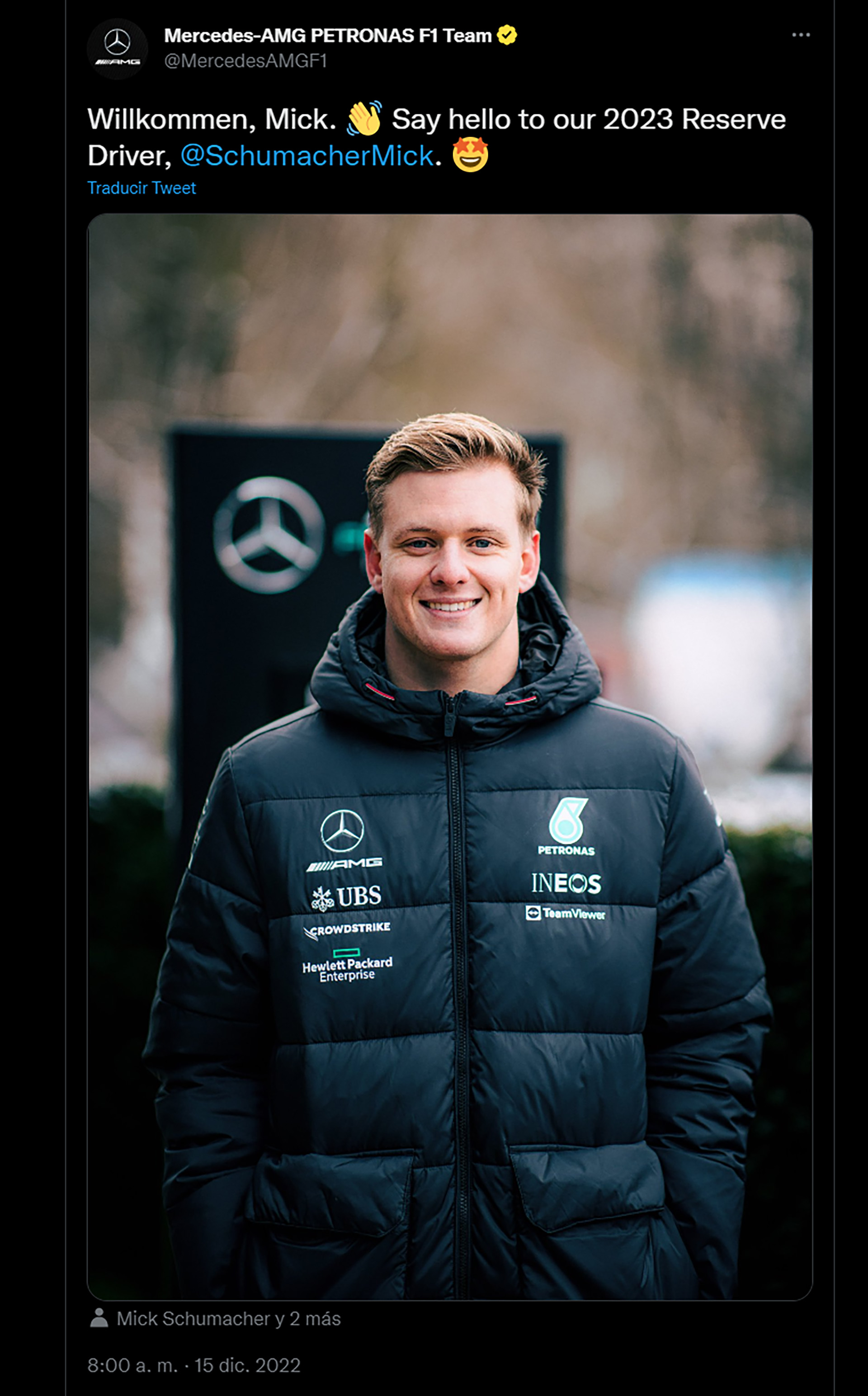 Mick Schumacher signed with Mercedes in F1: the new role that the son of the seven-time world champion will have 7 infobae