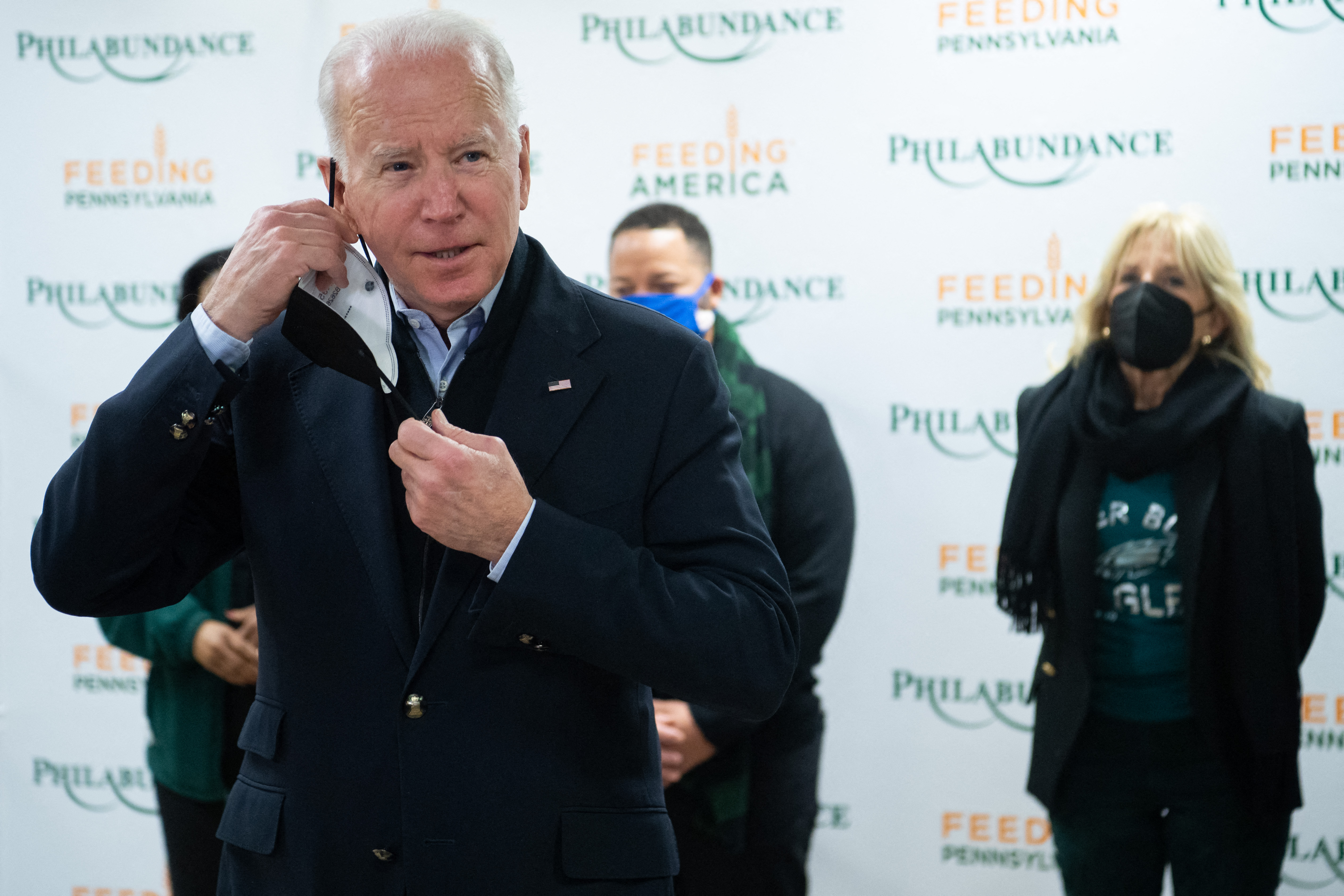 El presidente Biden durante un evento en Filadelfia este domingo (SAUL LOEB / AFP)