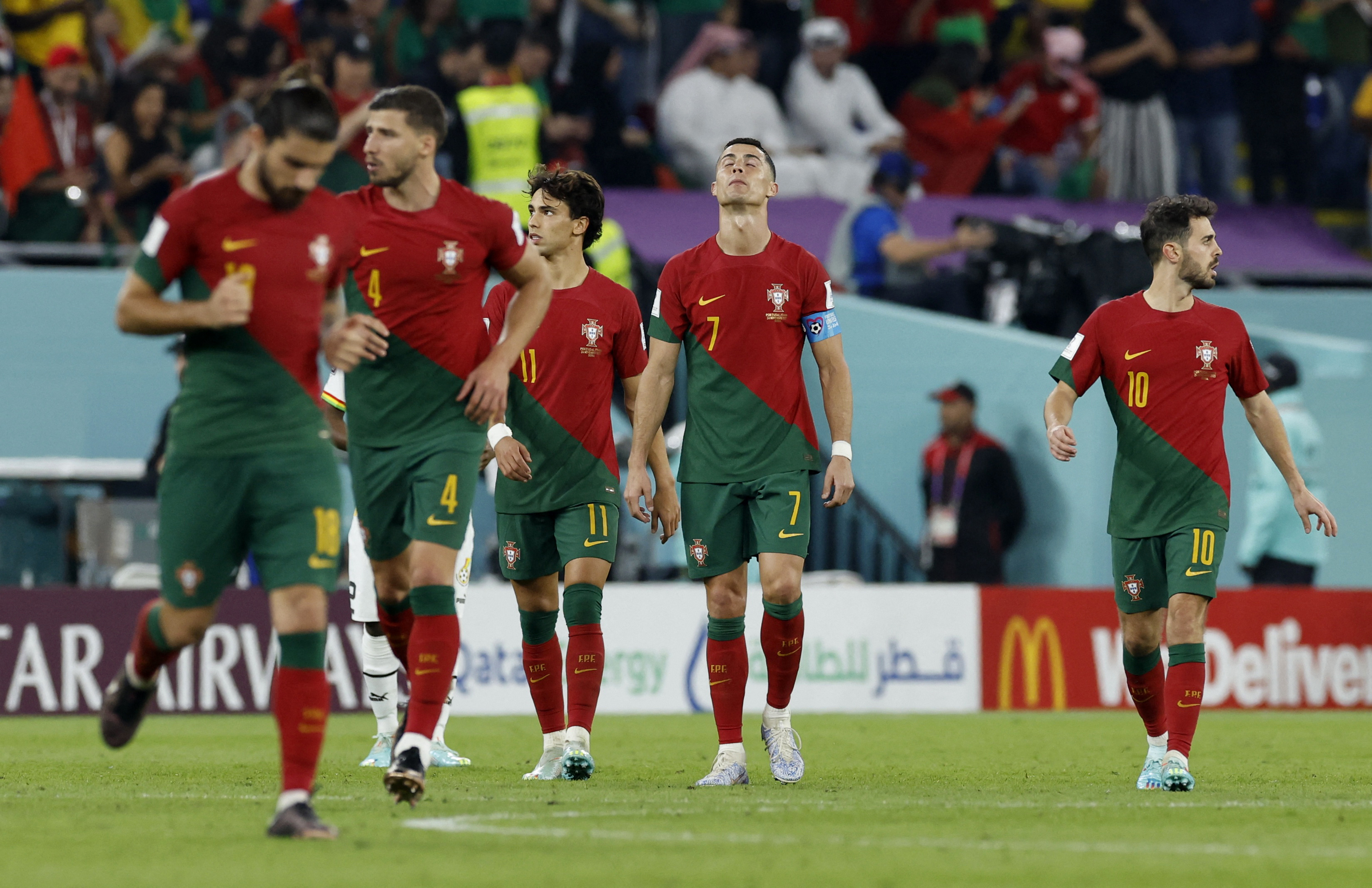 La tranquilidad en Portugal luego del 2-1. Foto: REUTERS/Albert Gea