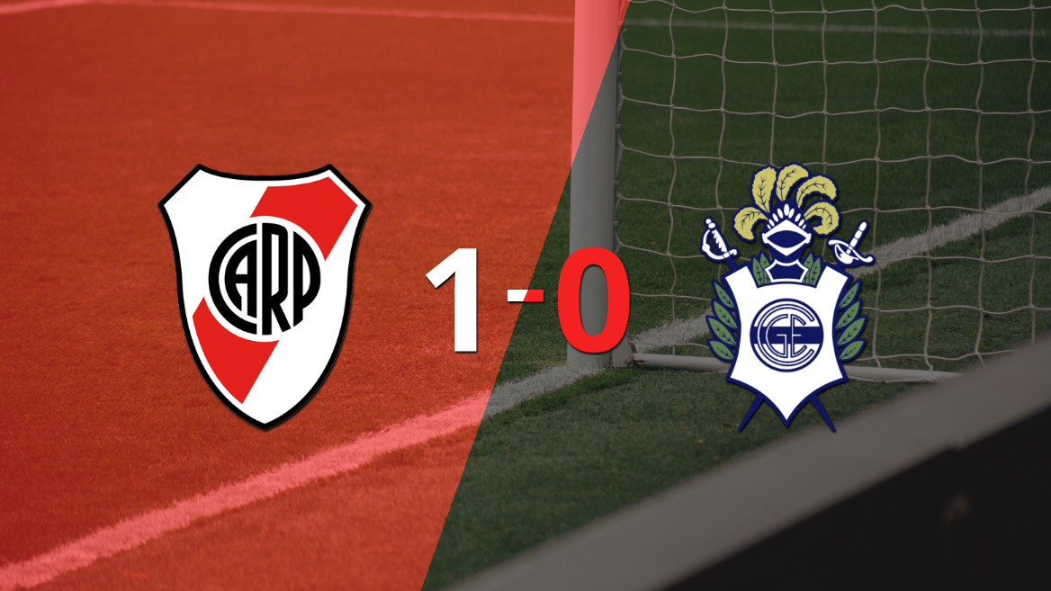 River Plate derrotó en casa 1-0 a Gimnasia