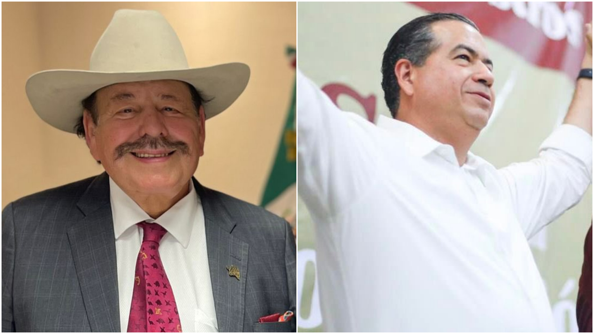 The appointment of the official candidate of Coahuila in Morena continues to cause disputes (Twitter/@aguadiana/@RicardoMeb)