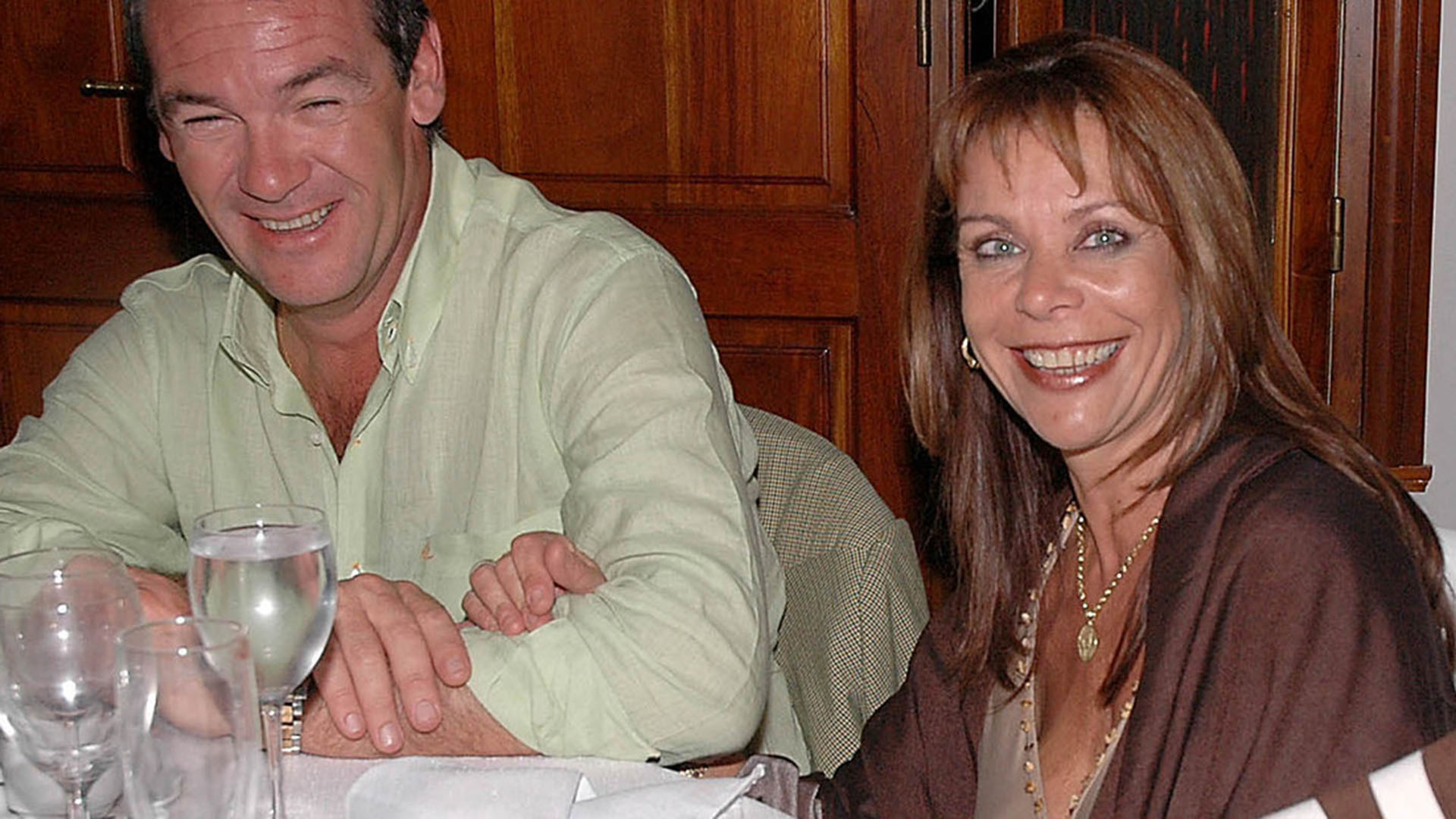 Marcelo Macarrón, el viudo, junto a su esposa, Nora Dalmasso.