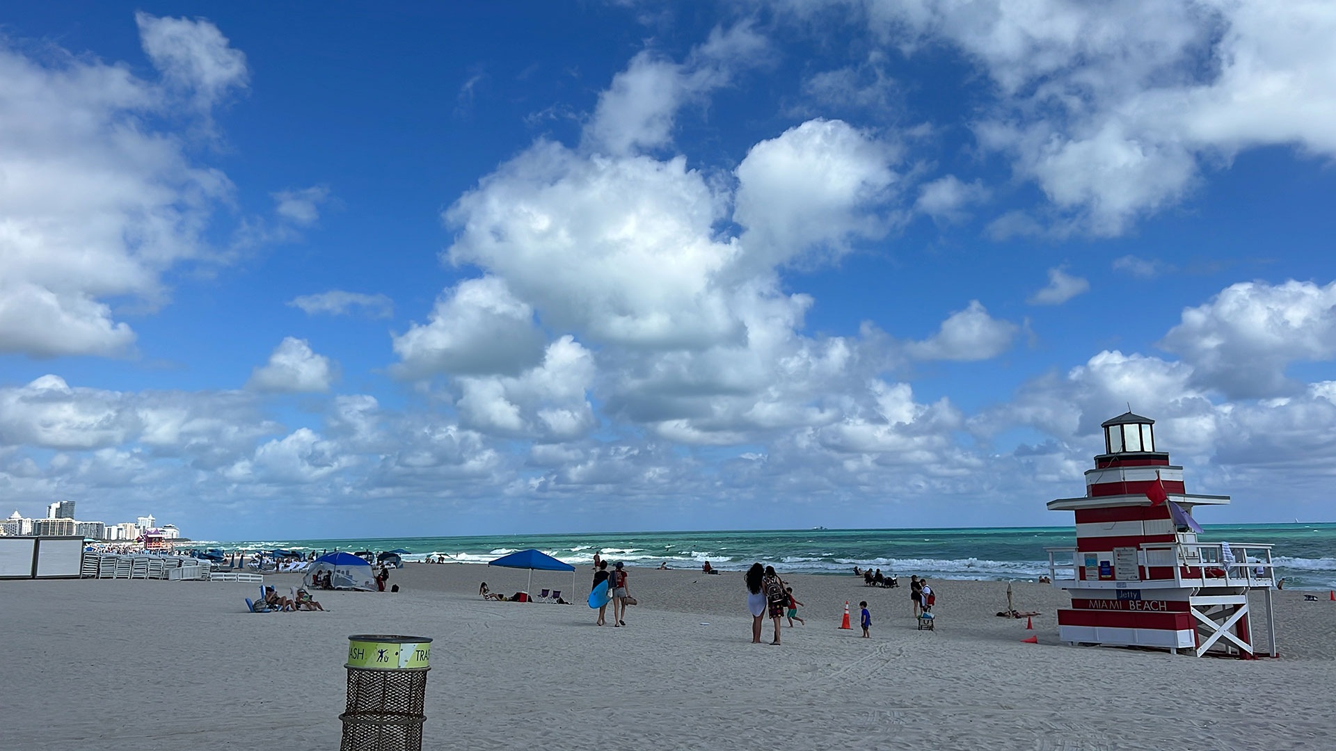 South Pointe es una playa en el sur de Miami Beach y es conocida por sus vistas panorámicas de la bahía de Biscayne, sus amplios espacios de arena  (Crédito: Opy Morales)