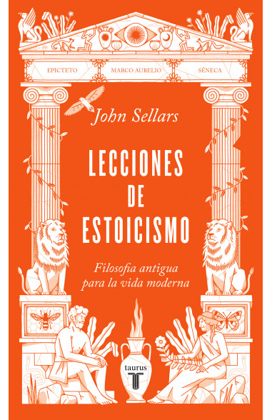Portada del libro "Lecciones de estoicismo", de John Sellars. (Cortesía: Penguin Random House).