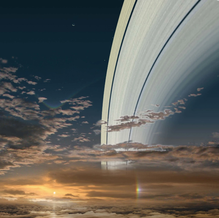 Así se ve el sol desde Saturno