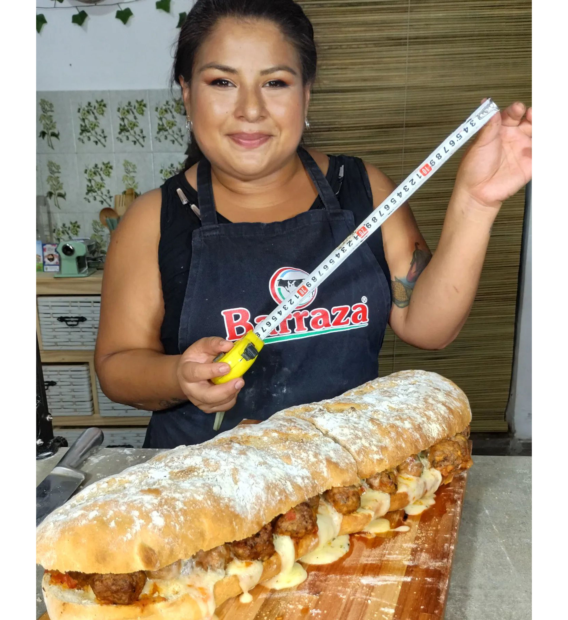 Elba Rodríguez también cocina en su casa y comparte contenido para sus redes sociales