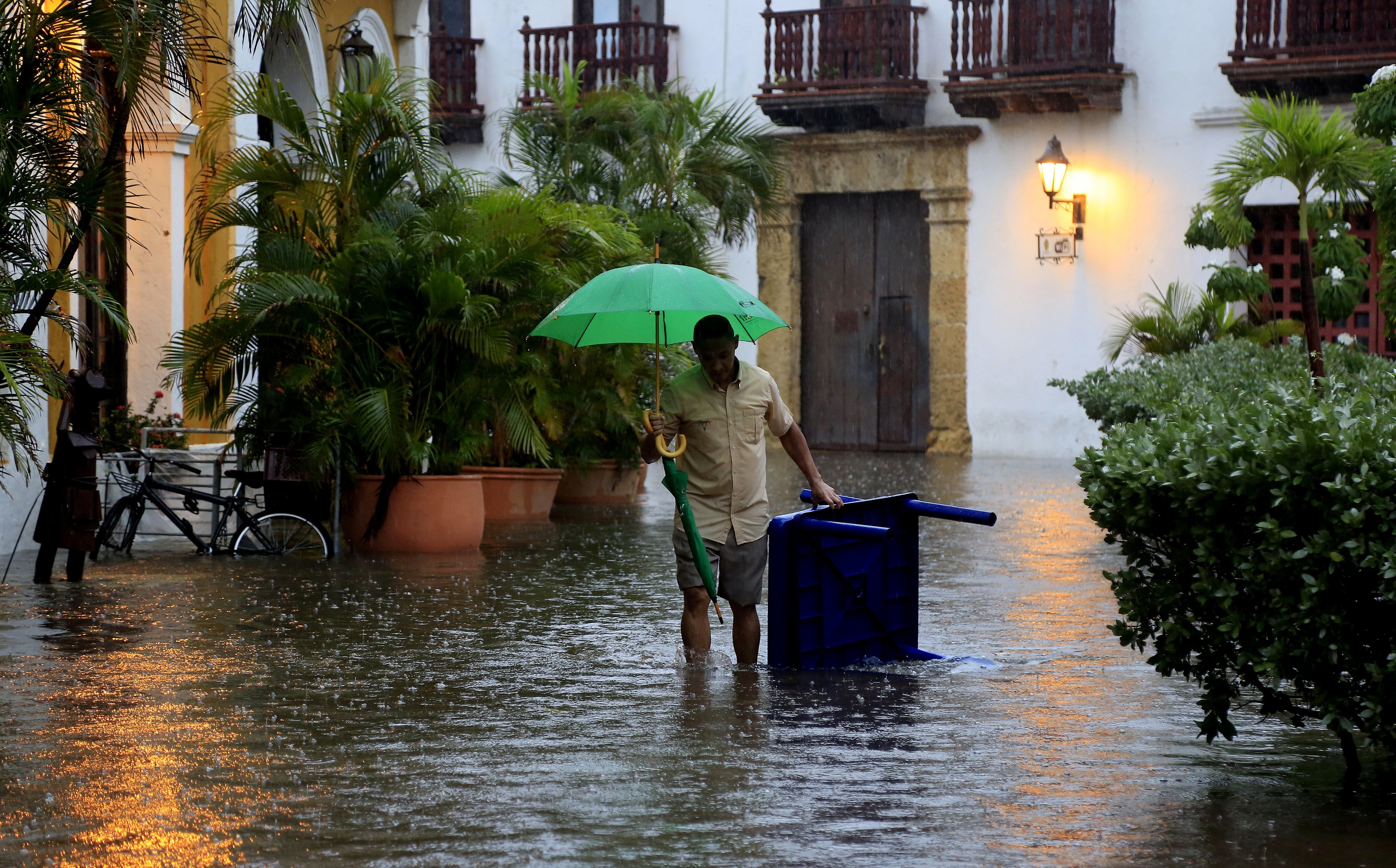 Las lluvias en Colombia seguirán hasta diciembre. EFE/Ricardo Maldonado Rozo
