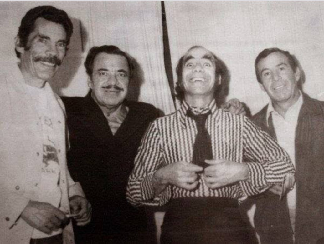En la imagen aparecen Ramón, Germán, Manuel y Antonio Valdés.