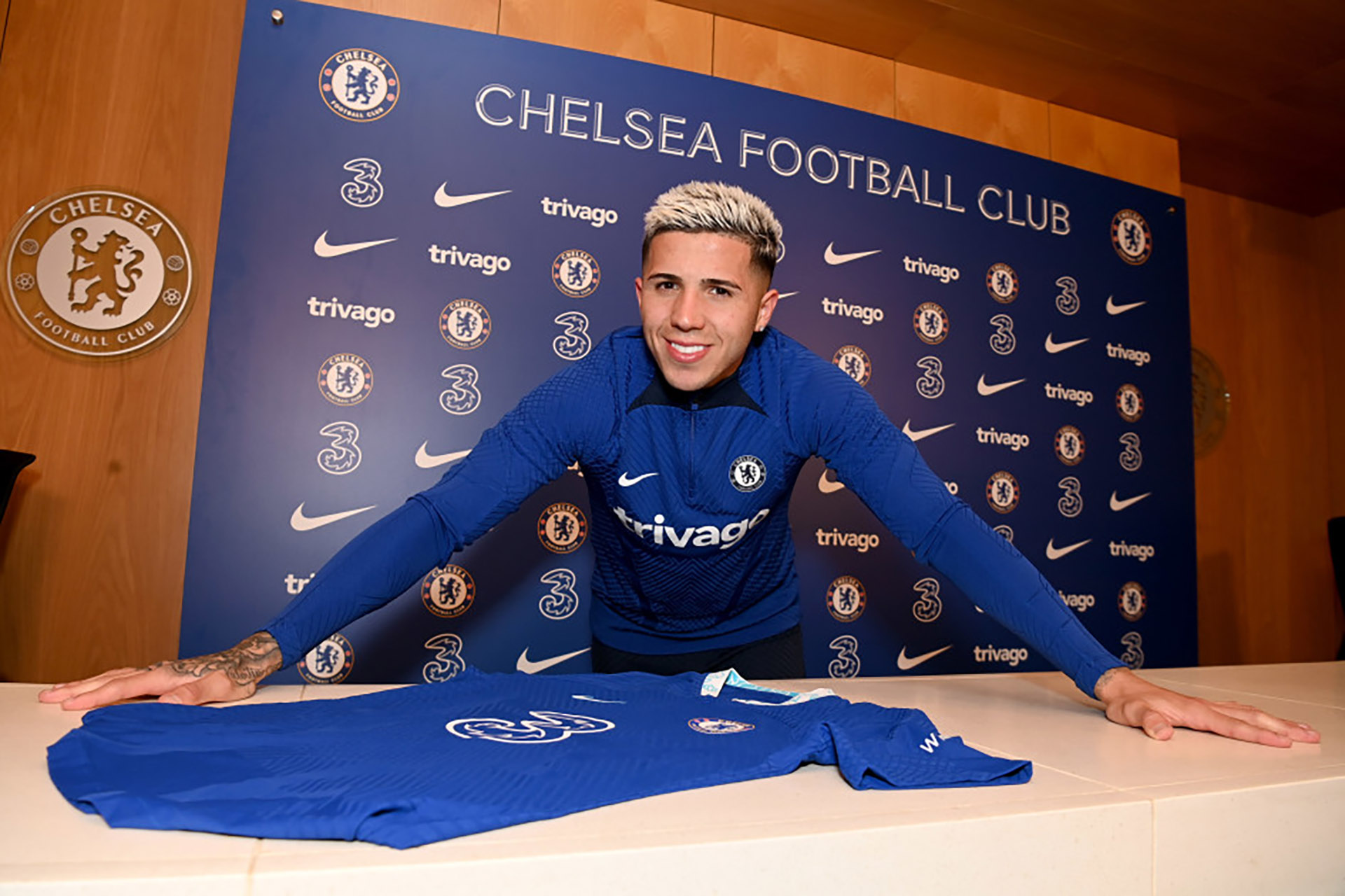Enzo ya es jugador del Chelsea y portará la camiseta número 5 (Foto: Chelsea)