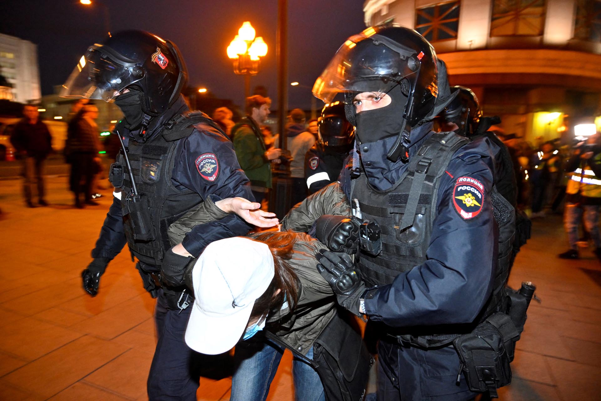 Those arrested are exposed to sentences of up to 15 years in prison (Photo by Alexander NEMENOV / AFP)