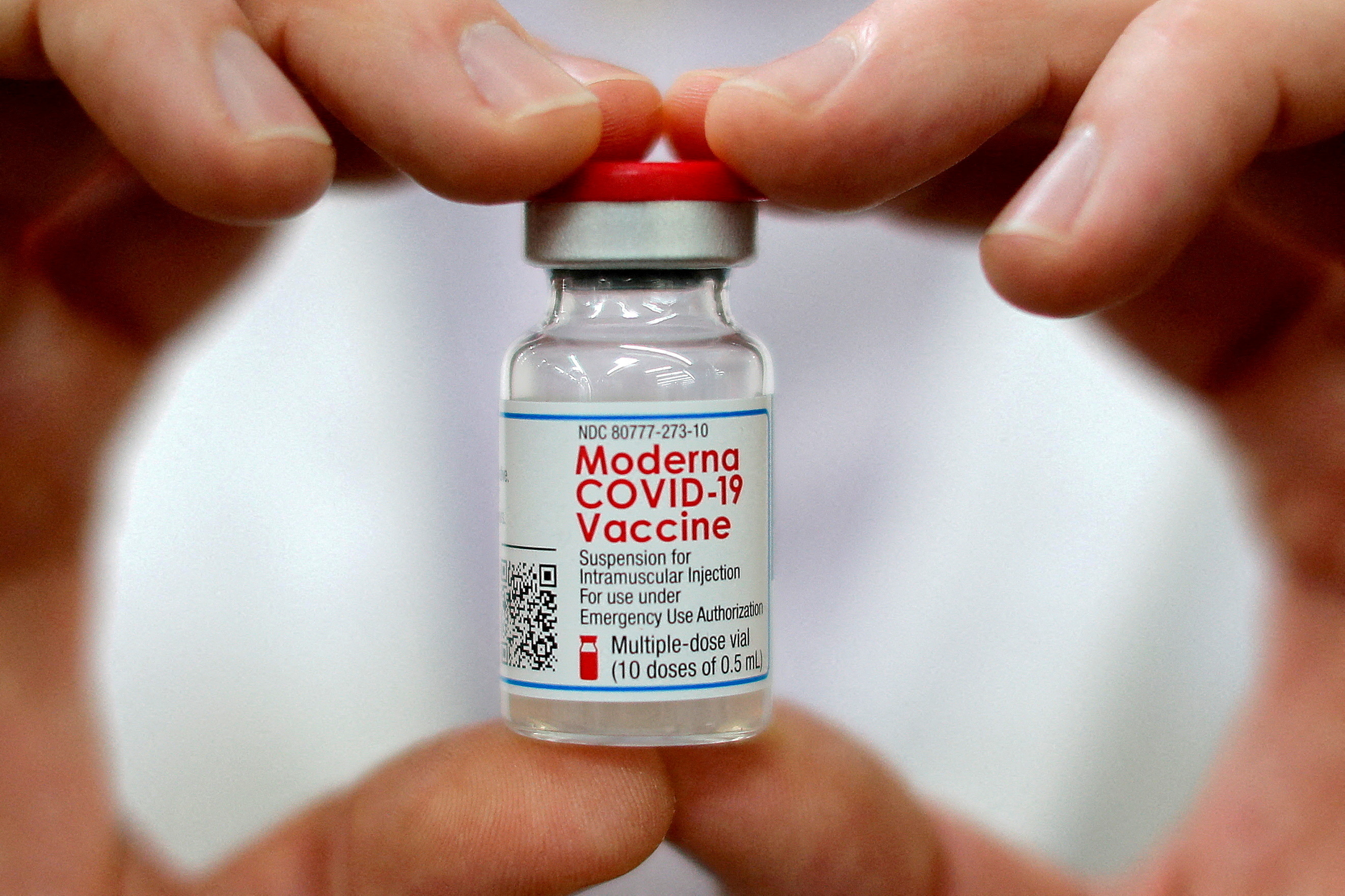 Vacuna de Moderna. REUTERS/Mike Segar/File Photo
