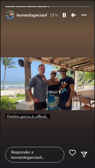 A few weeks ago, Andrés Jr. and Leonardo were in Acapulco with their mother, it is unknown if they visited their father (Photo: Instagram)