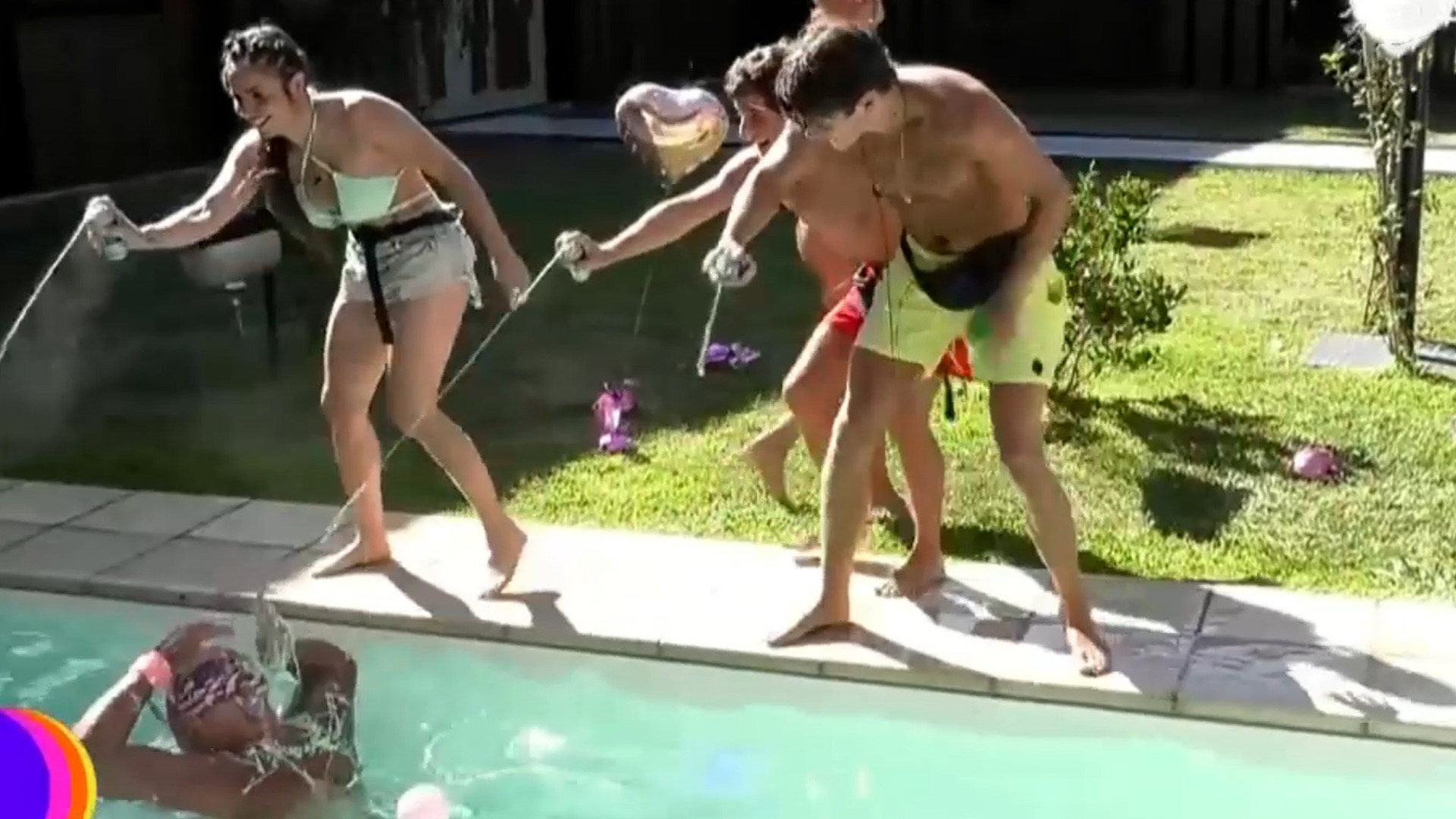 Escenas de la divertida pool party por el cumpleaños de Julieta en Gran Hermano 2022