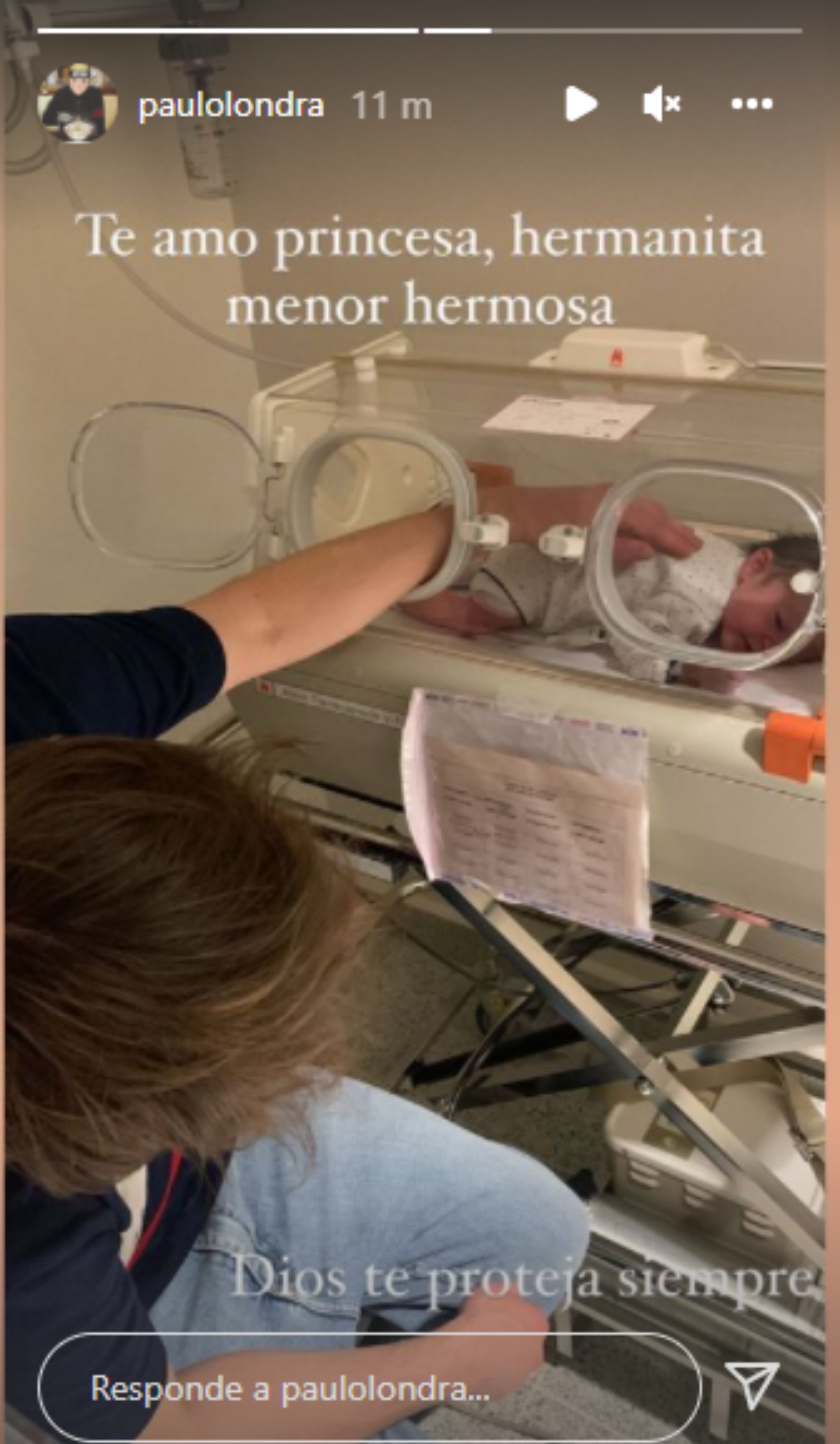 La primera foto de la hija de Paulo Londra