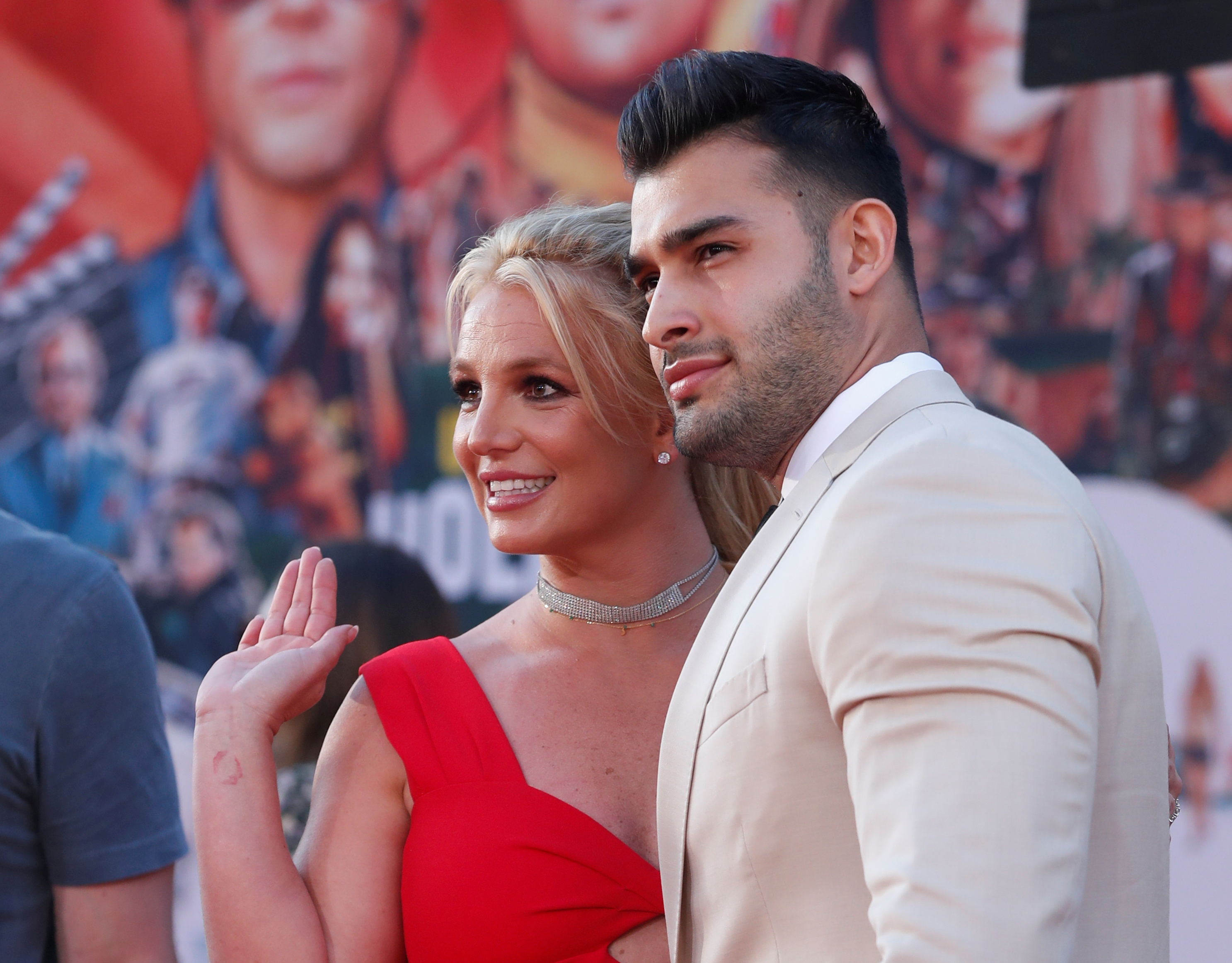 Britney Spears y su novio Sam Asghari  REUTERS/Mario Anzuoni/File Photo