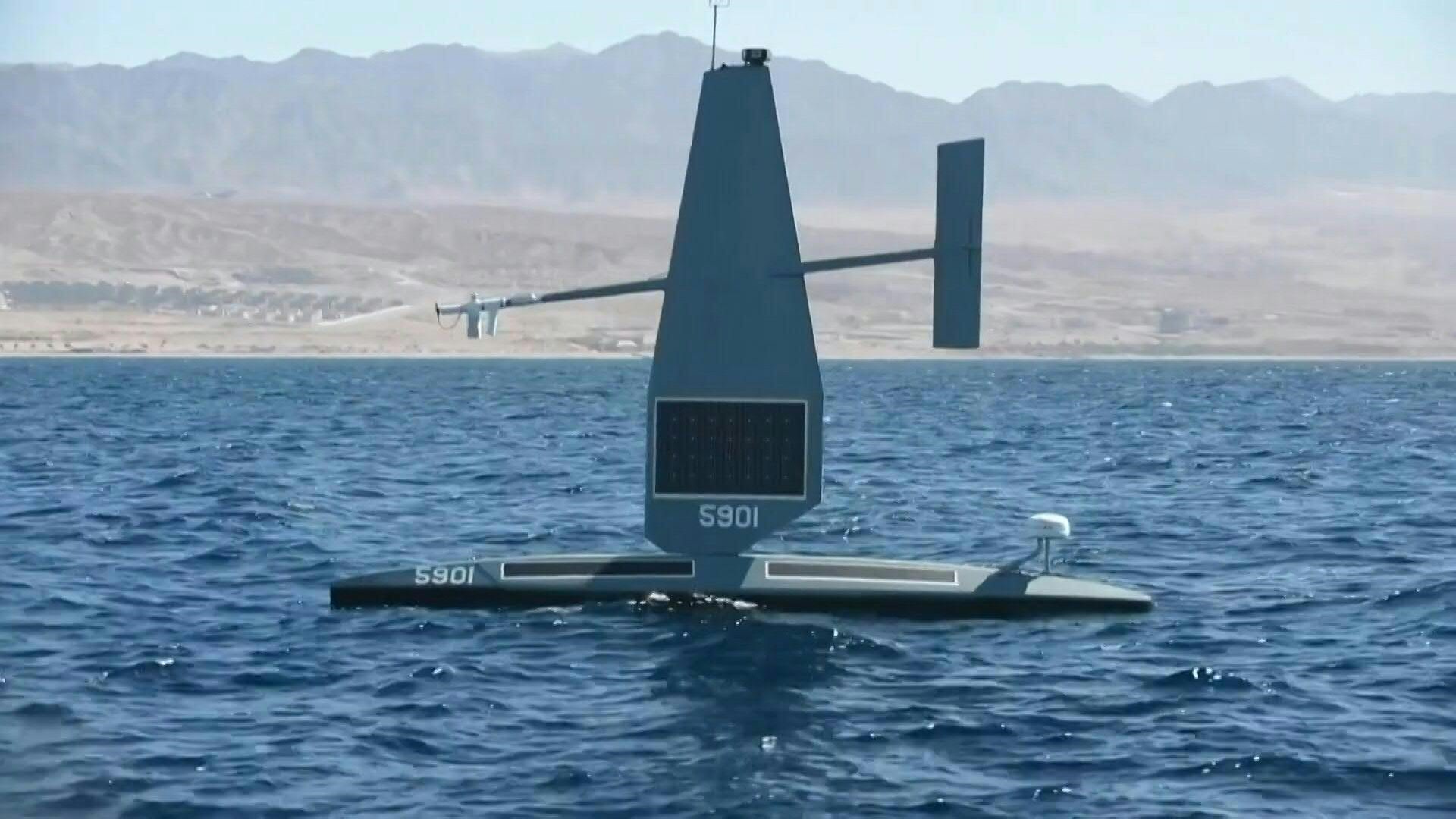 Drones marinos de Estados Unidos en el Golfo Pérsico