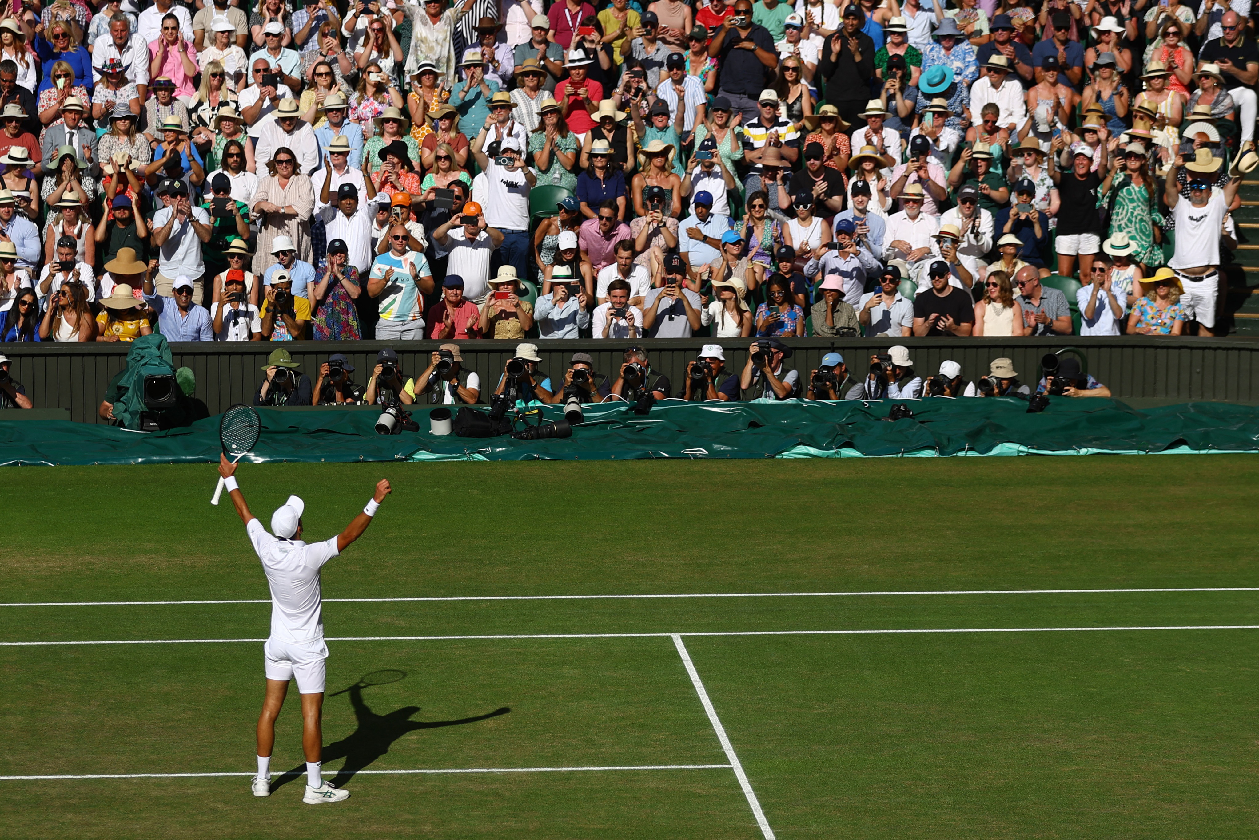 Novak Djokovic se coronó por séptima vez en Wimbledon (Reuters)