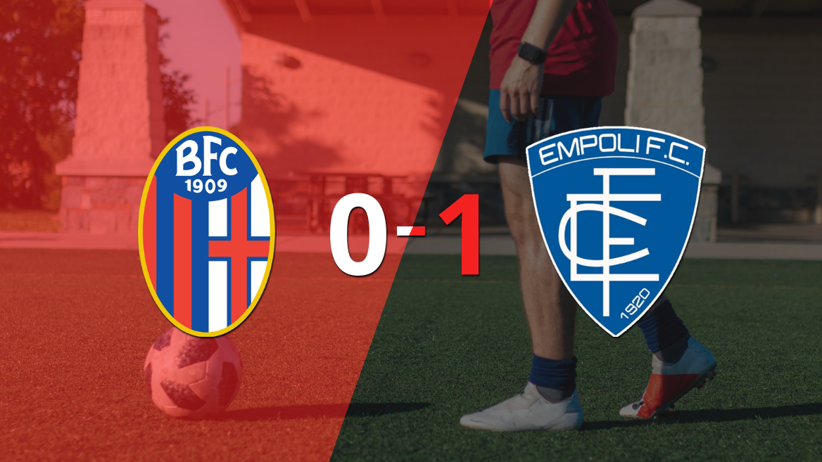 Por la mínima diferencia, Empoli se quedó con la victoria ante Bologna en el estadio Renato Dall`Ara