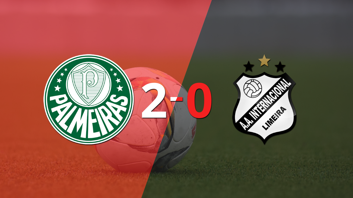 Palmeiras derrotó 2-0 en casa a Inter de Limeira
