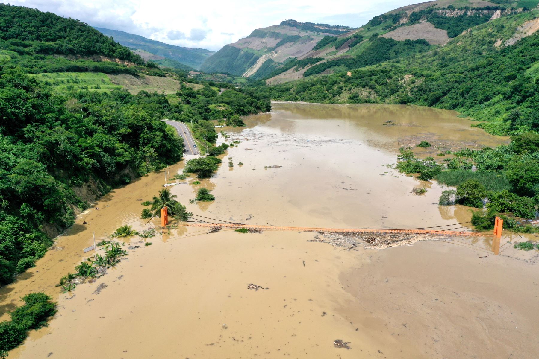 Cinco centros poblados en Amazonas en alerta roja por riesgo de inundación