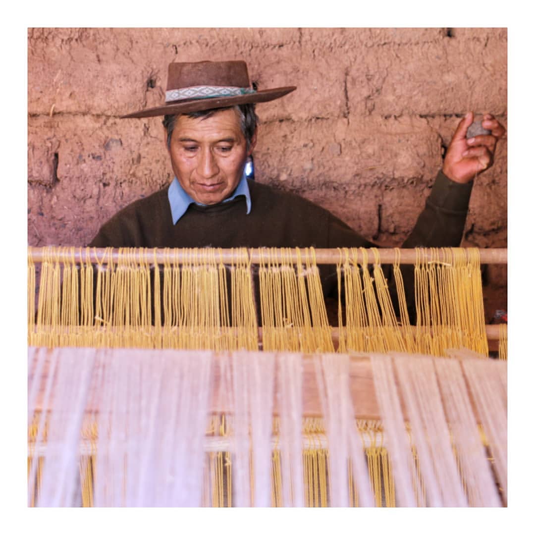  Martín Valero, el padre de Celeste y maestro tejedor (Instagram: @tejedoresandinos.jujuy)