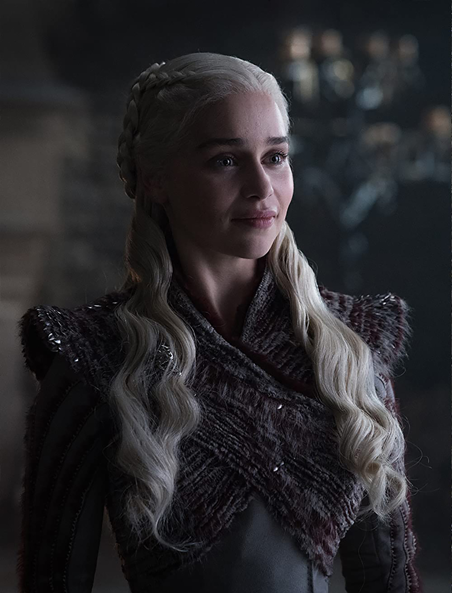 Emilia Clarke as Daenerys Targaryen in "game of Thrones", series of 8 seasons and 73 episodes.  (HBO)