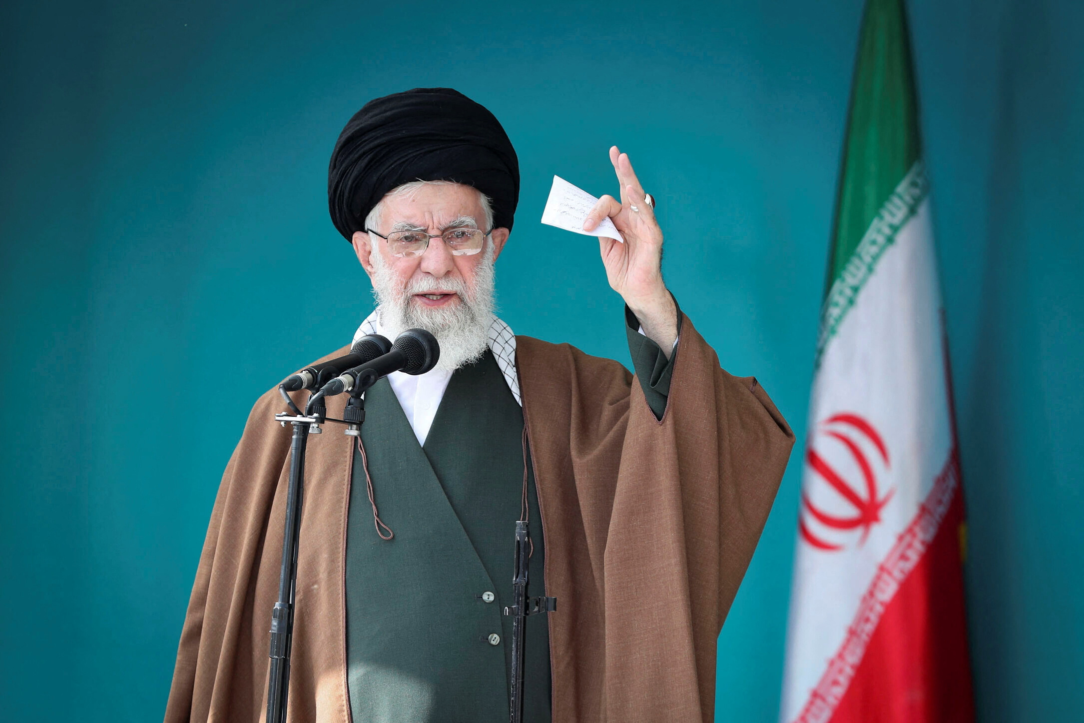 El ayatollah Ali Khamenei, líder supremo de Irán (Office of the Iranian Supreme Leader/WANA (West Asia News Agency) via REUTERS