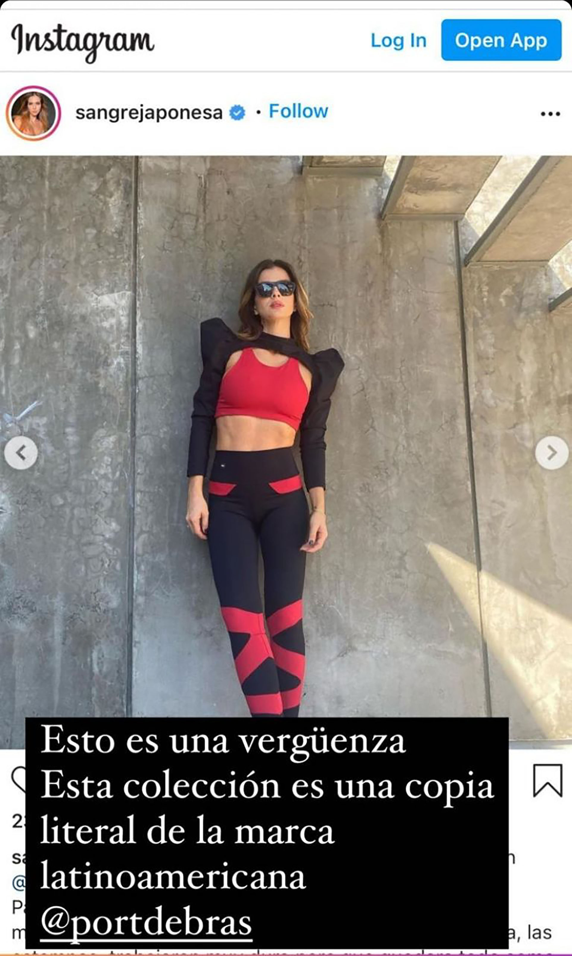 Acusan a la China Suárez de copiar la ropa de una diseñadora venezolana:  las prendas del escándalo y la palabra de la supuesta damnificada - Infobae