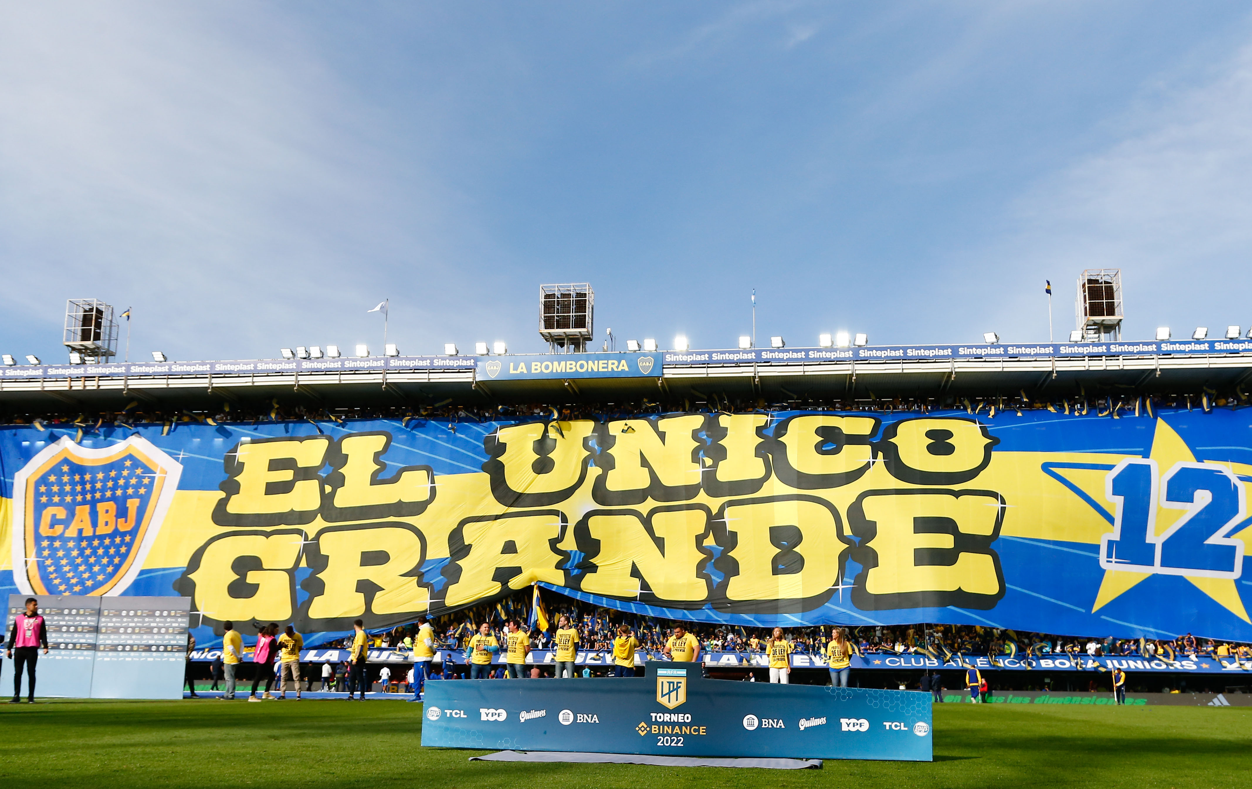 El domingo la fiesta será azul y oro en honor a Juan Román Riquelme