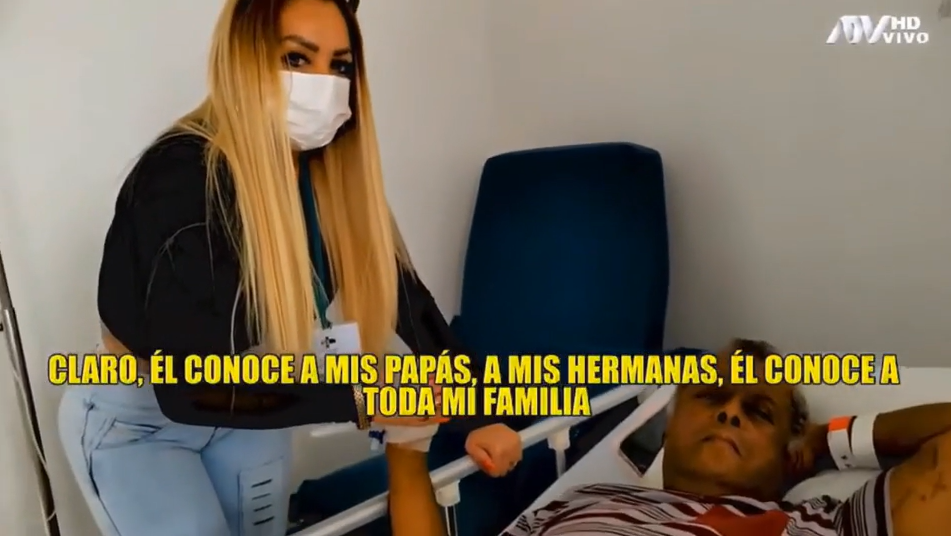 Víctor Angobaldo recibió la visita de Melcochita, Shirley Cherres y Zopilote en el hospital donde está internado