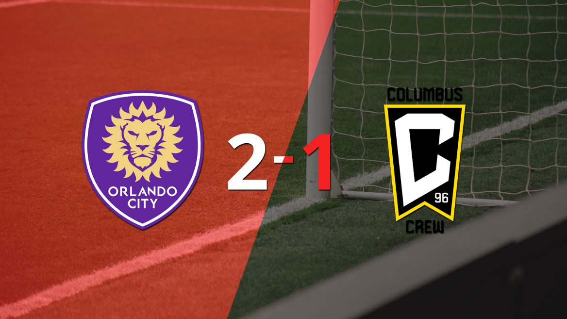 Orlando City SC logra 3 puntos al vencer de local a Columbus Crew SC 2-1
