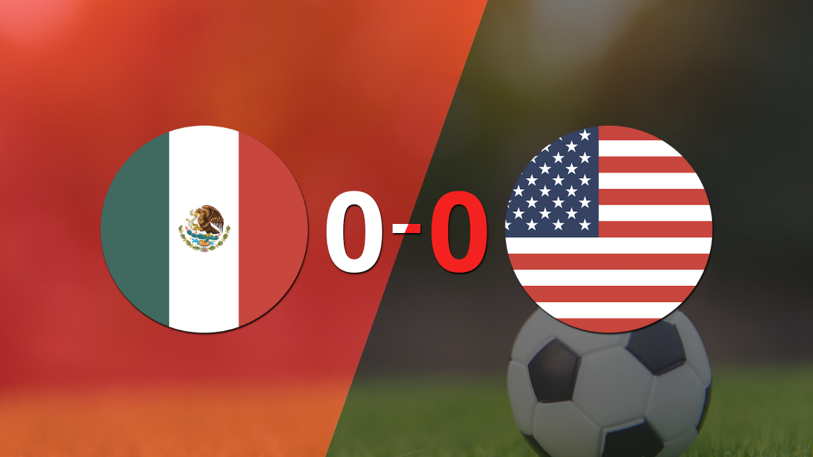 México y Estados Unidos terminaron sin goles