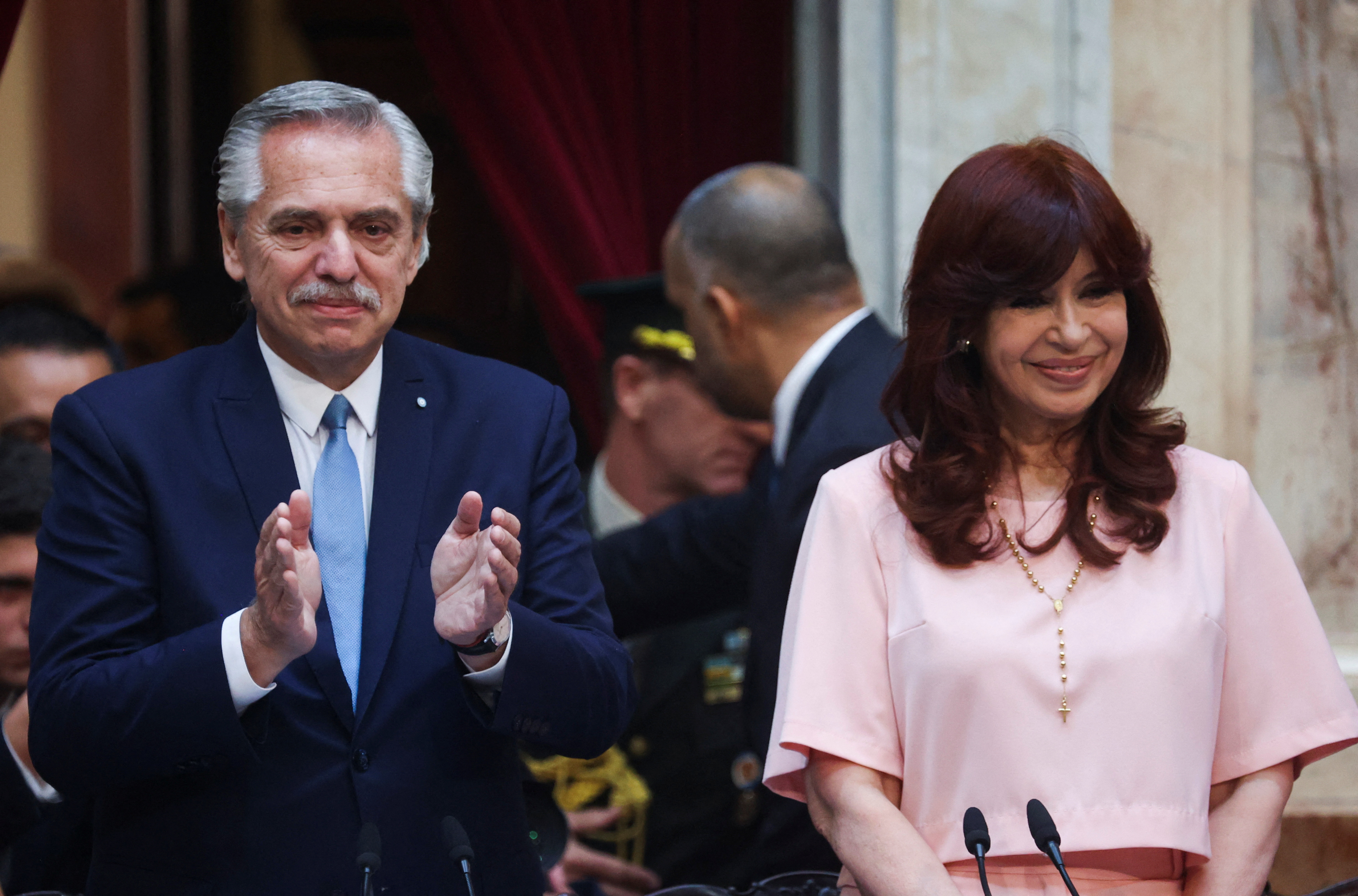 Alberto Fernández y Cristina Kirchner están enfrentados y planean seguir distintos caminos dentro del Frente de Todos (REUTERS/Tomas Cuesta)