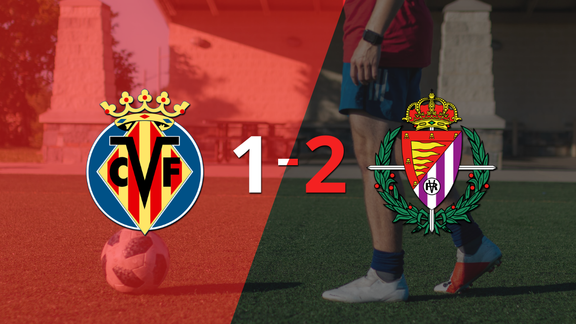 Valladolid gana de visitante 2-1 a Villarreal