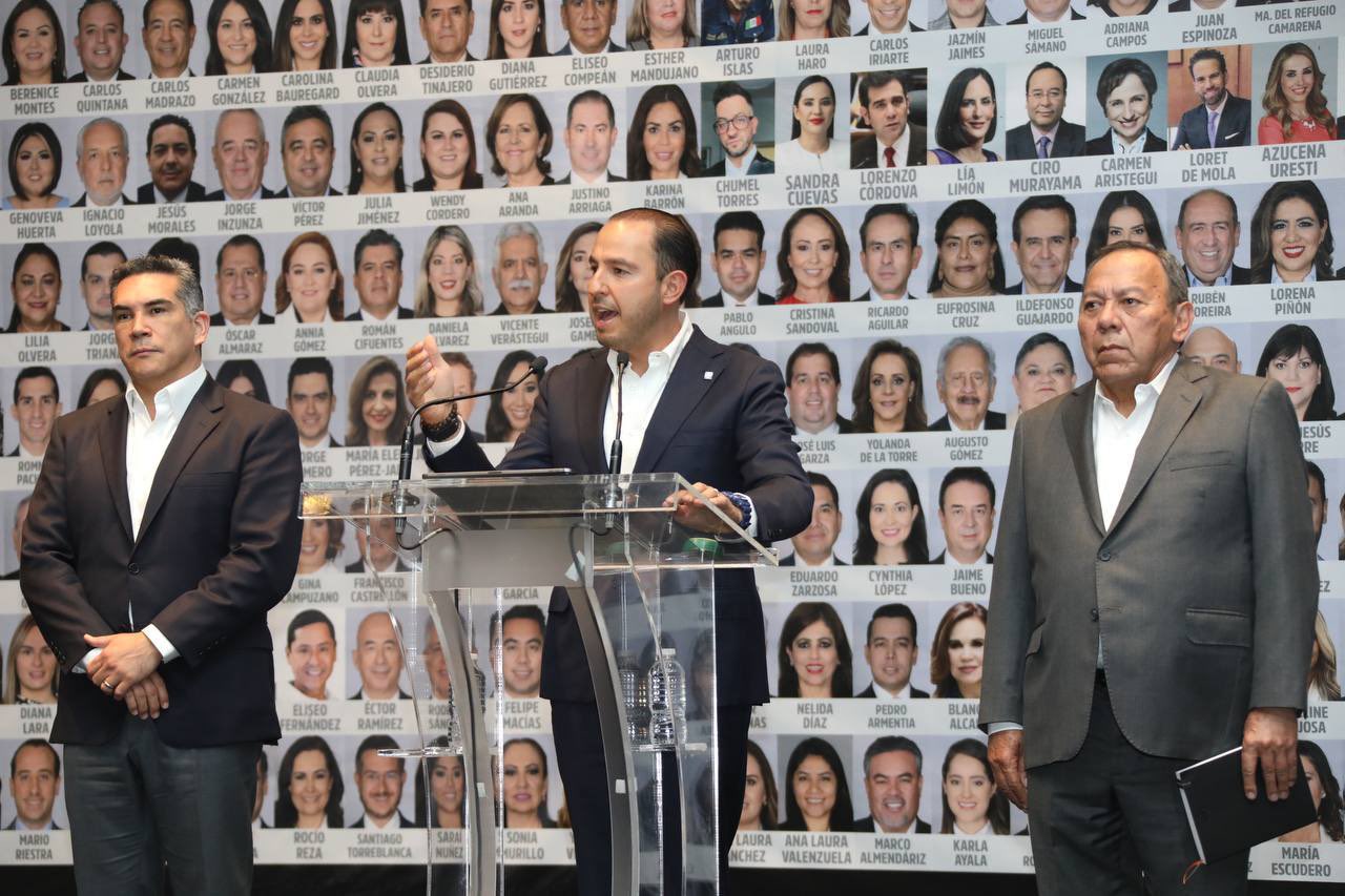 Va por México presentó una contrapropuesta de la Reforma Electoral (Foto: PAN)
