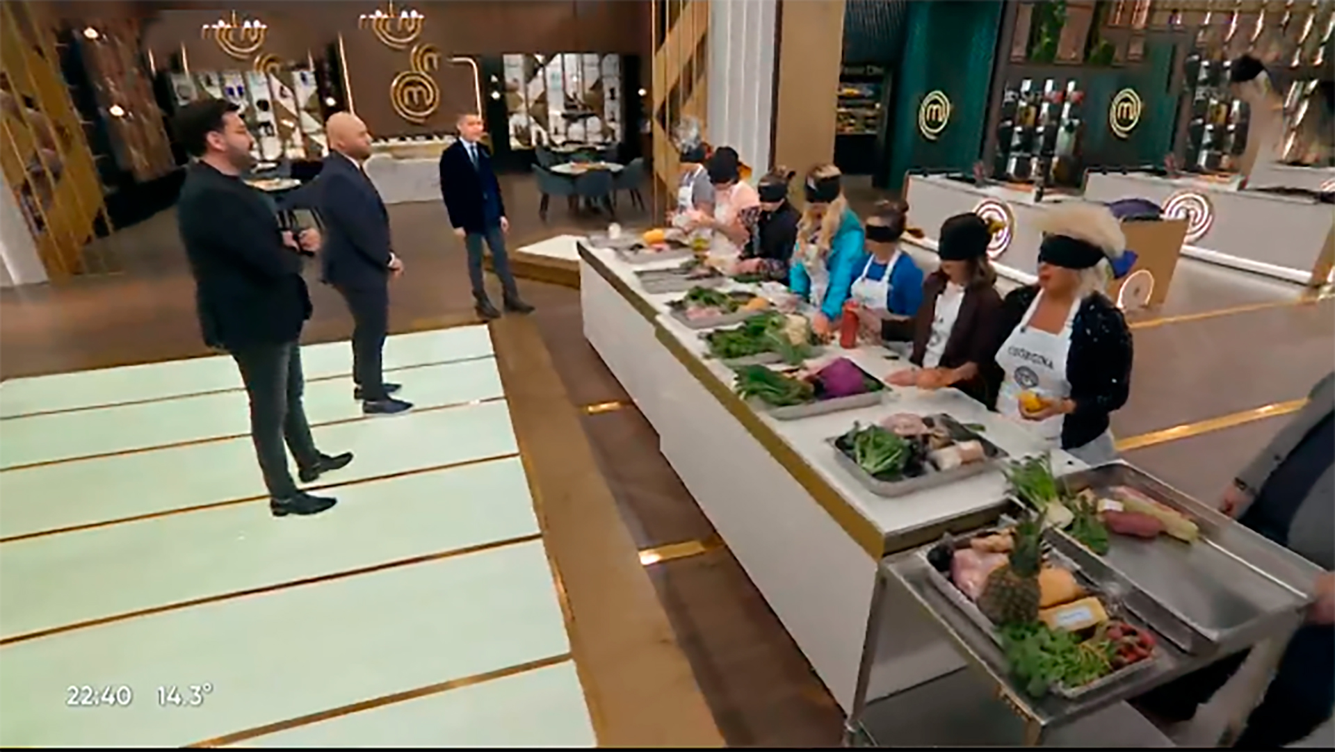 Los participantes de Masterchef Celebrity tuvieron que elegir sus ingredientes a ciegas