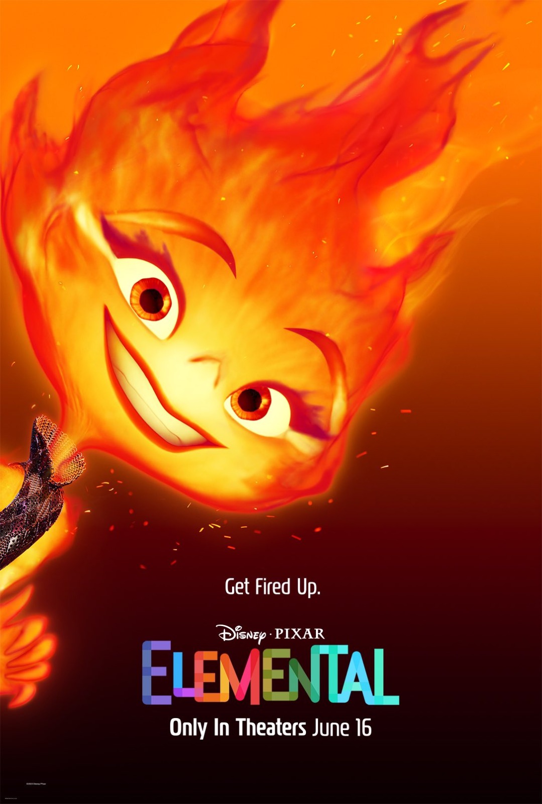 Ember es la chica fuego en "Elemental". (Pixar)
