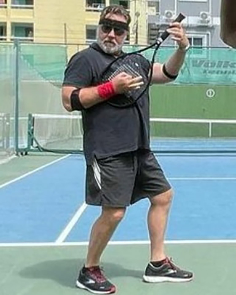 Russell Crowe es un apasionado del tenis (Foto: Instagram)