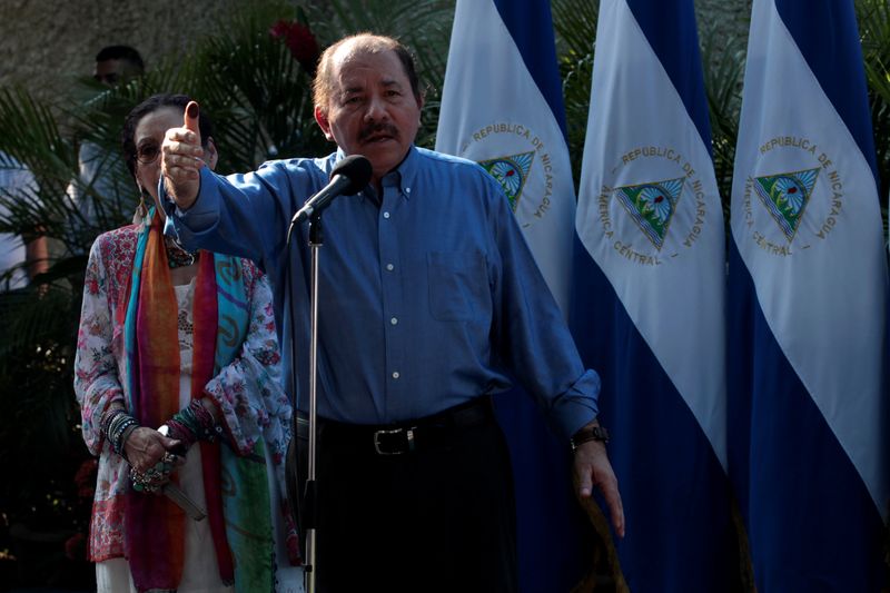 El dictador nicaragüense Daniel Ortega fue reelecto con el 75% de los votos en comicios rechazados por la comunidad internacional por falta de garantías (REUTERS)