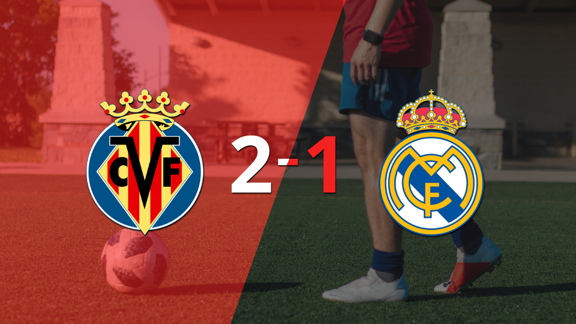 Real Madrid no pudo en su visita a Villarreal y perdió 2 a 1