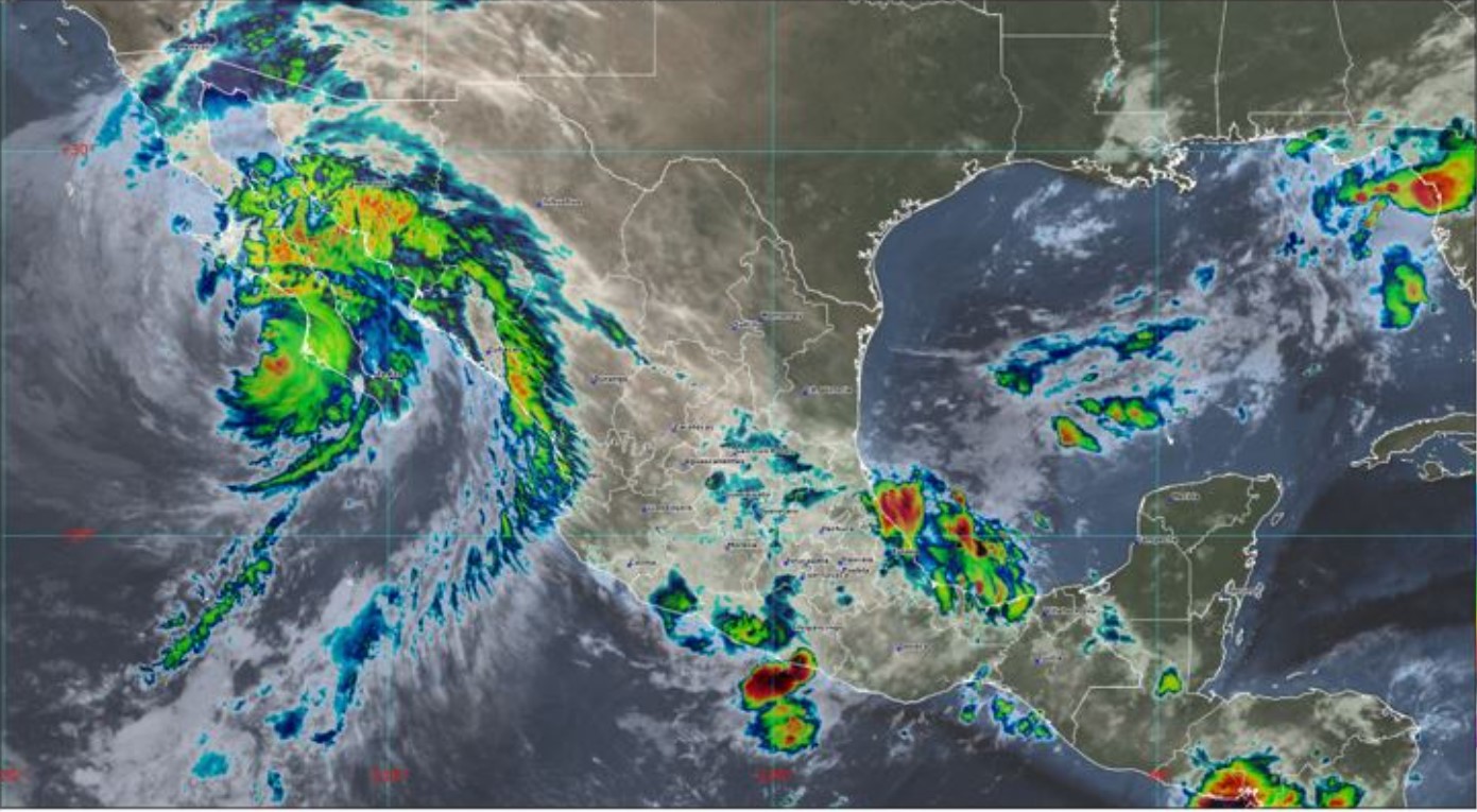 Baja California Sur podría ser el estado con mayor probabilidad de recibir el impacto de algún ciclón tropical (Conagua Clima)