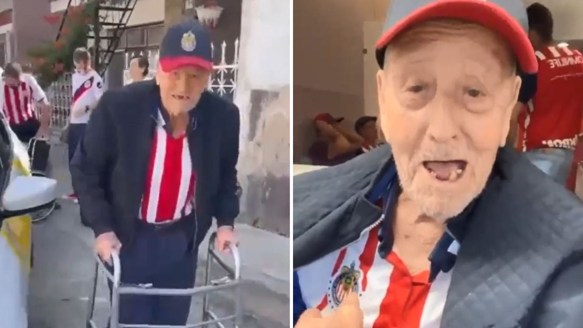 Abuelito de 103 años cumplió su sueño y no sólo verá la Final de Chivas vs Tigres, será el embajador del arranque